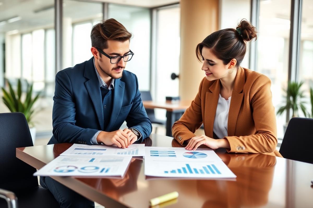 Planejamento financeiro sobre a mesa