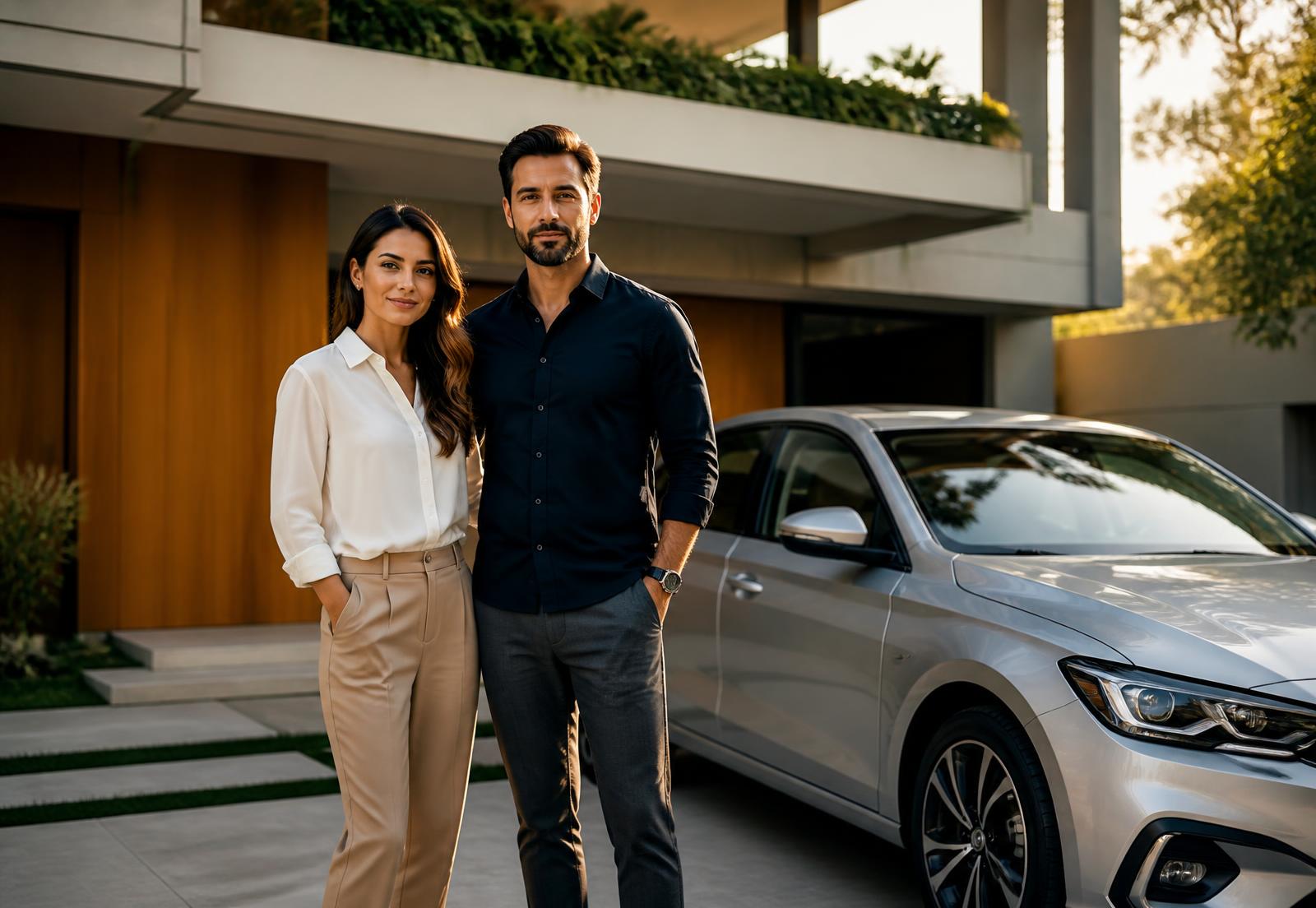 Casa e carro conquistados com planejamento